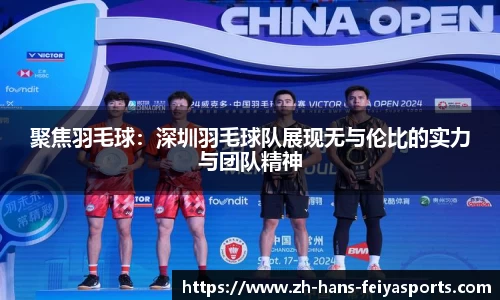 聚焦羽毛球:深圳羽毛球队展现无与伦比的实力与团队精神